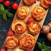 177. 6 Käse Pizzabrötchen